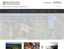 Tablet Screenshot of blackrockfinehomes.com